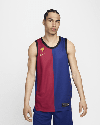 Primera equipacion FC Barcelona 2024 Camiseta tipo replica baloncesto Nike Dri FIT Hombre. Nike ES